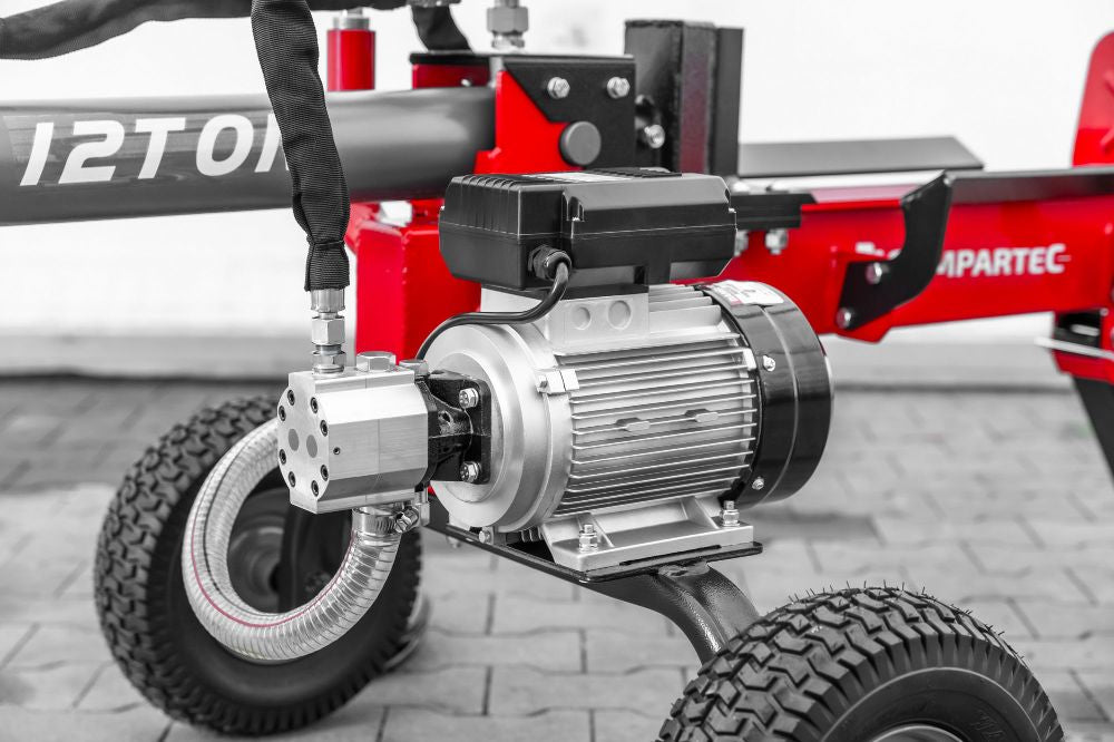 WoodMaster CWM12E – 12 ton elektrisk brændekløver (230 V)