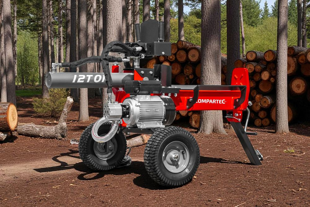 WoodMaster CWM12E – 12 ton elektrisk brændekløver (230 V)