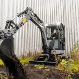 Bobmaster Ultimate diesel minigraver - 2680 kg med drejearm og joystick, inkl. skovlsæt