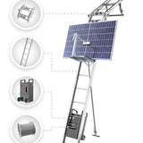 SolarClimber solcellelift – Effektiv transport af solpaneler op til 21 meter