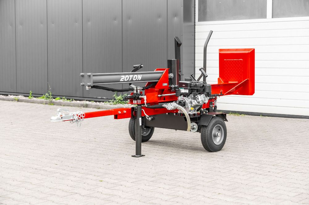 WoodMaster CWM20B – 20 ton benzin brændekløver (lodret)