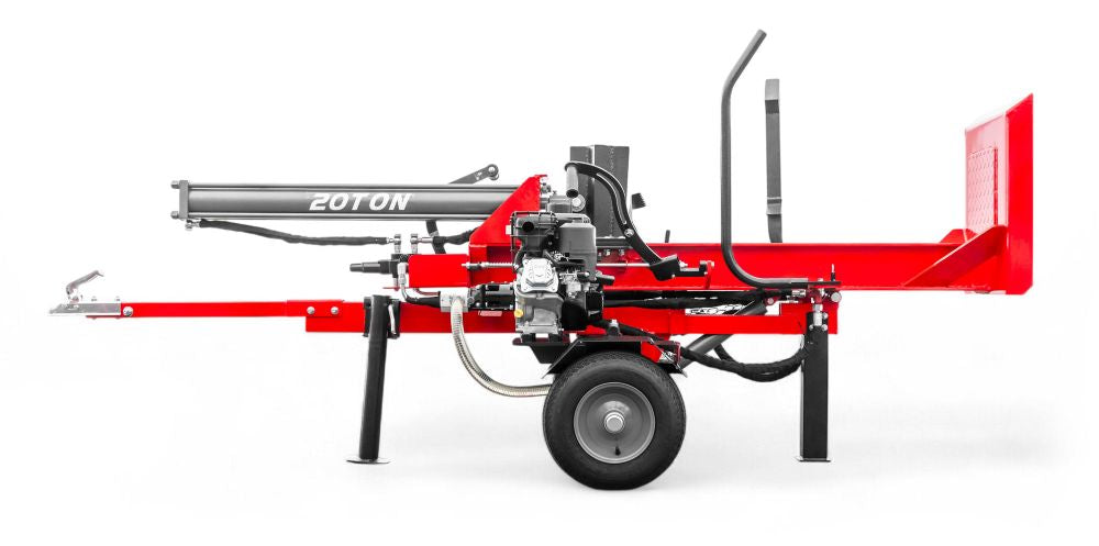 WoodMaster CWM20B – 20 ton benzin brændekløver (lodret)