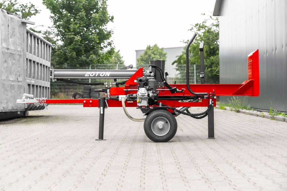 WoodMaster CWM20B – 20 ton benzin brændekløver (lodret)