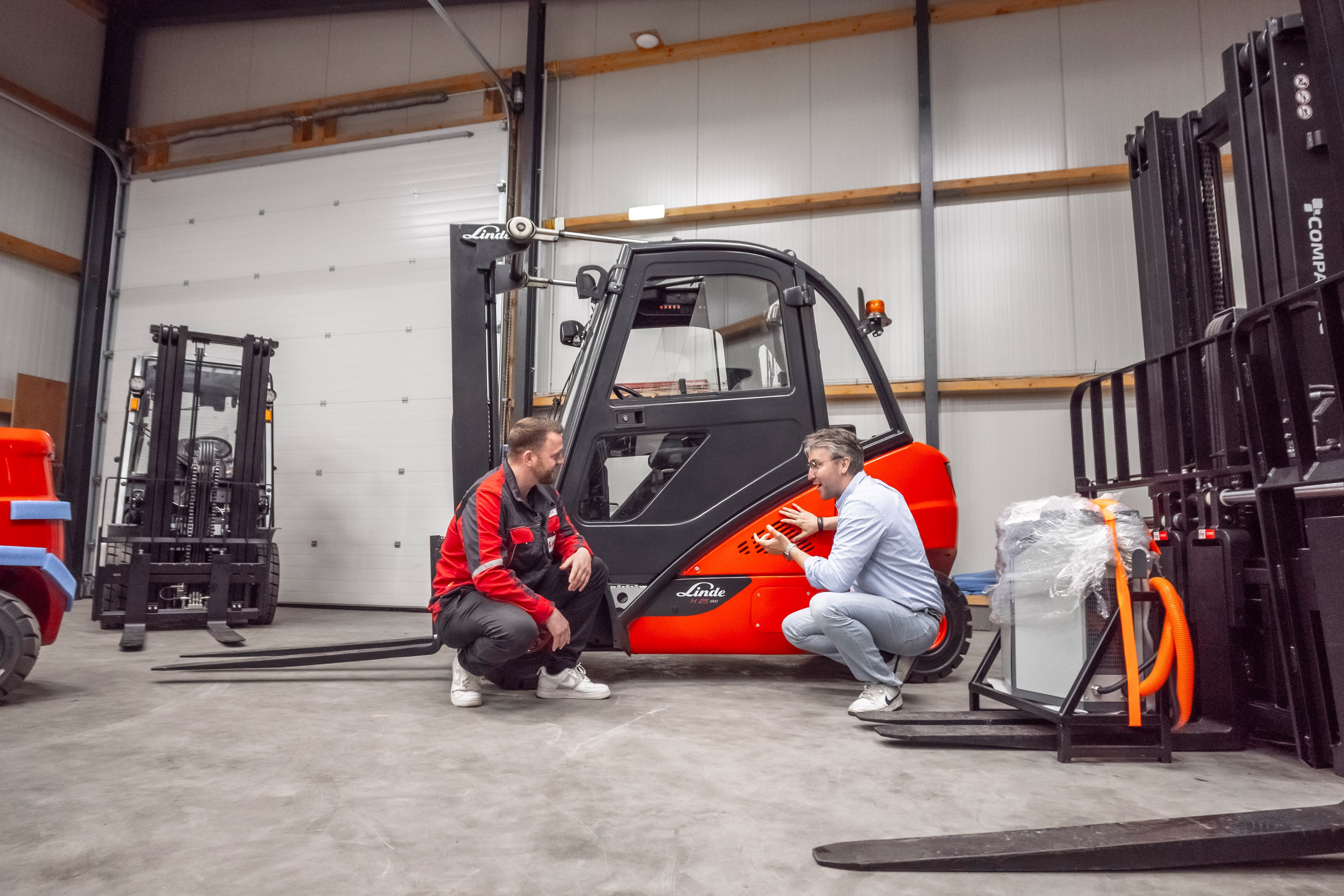 Sammenligning og rådgivning om elektrisk gaffeltruck og dieseltruck