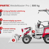 Weidemaster Pro – egenskaber på dansk