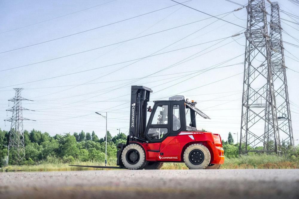 CSX TIER El-gaffeltruck - 8000 kg, 5000 mm, Li-ion batteri