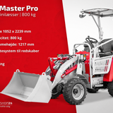 Weidemaster Pro – specifikationer på dansk