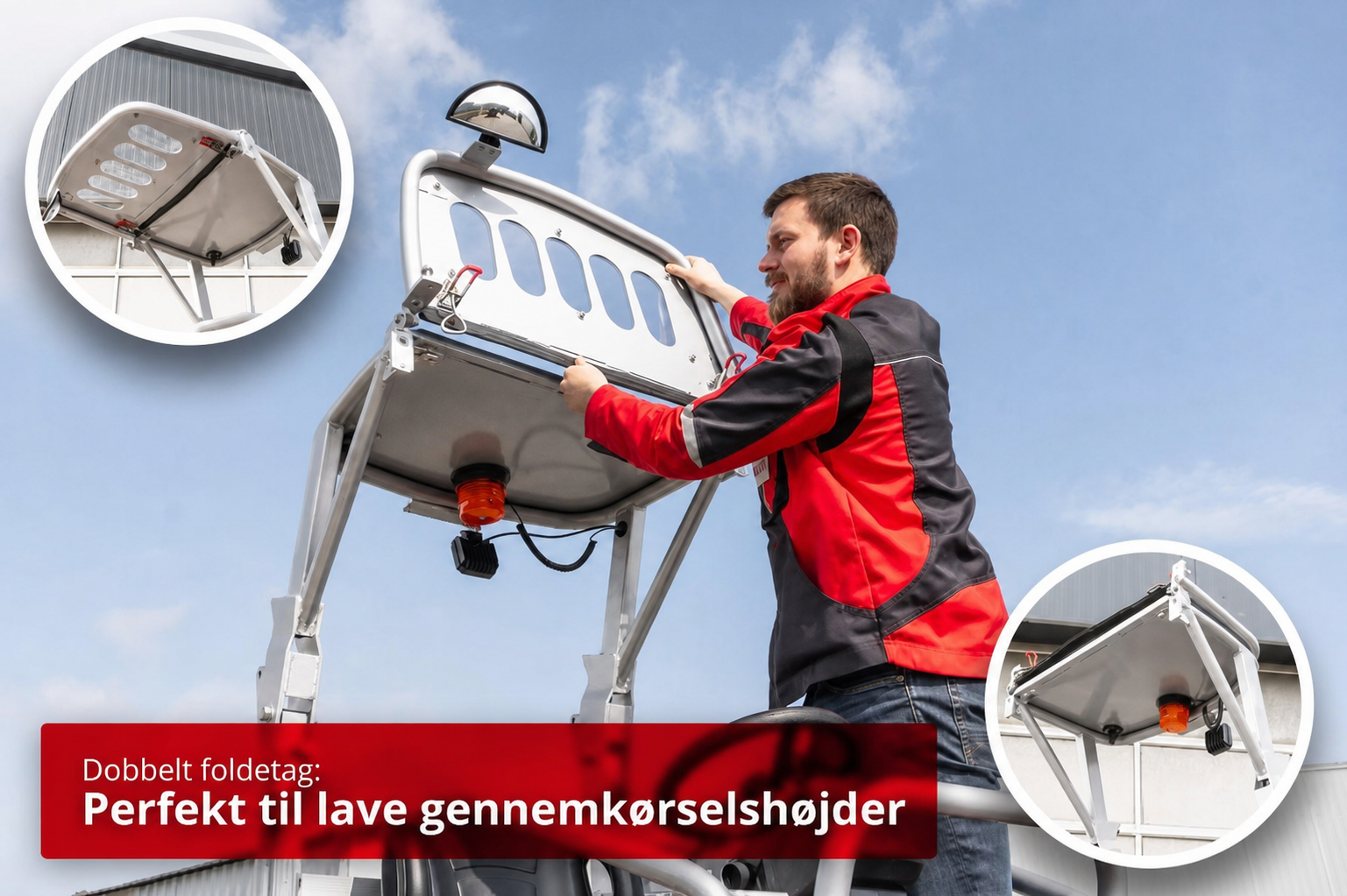Weidemaster Pro – dobbelt foldetag