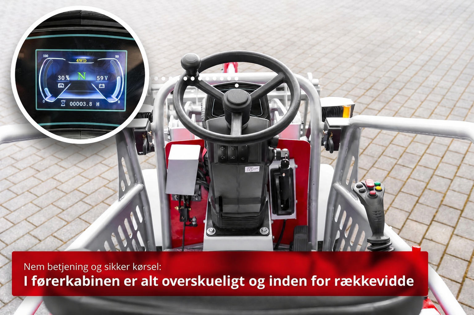 Weidemaster Pro – overskuelig førerkabine