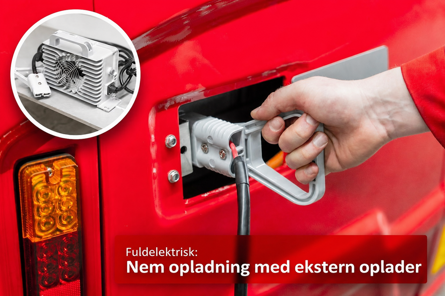 Weidemaster Pro – ekstern opladning