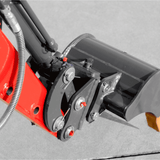 Bobmaster Light benzin minigraver - 640 kg med drejearm, inkl. skovlsæt