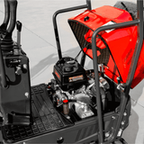 Bobmaster Light benzin minigraver - 640 kg med drejearm, inkl. skovlsæt