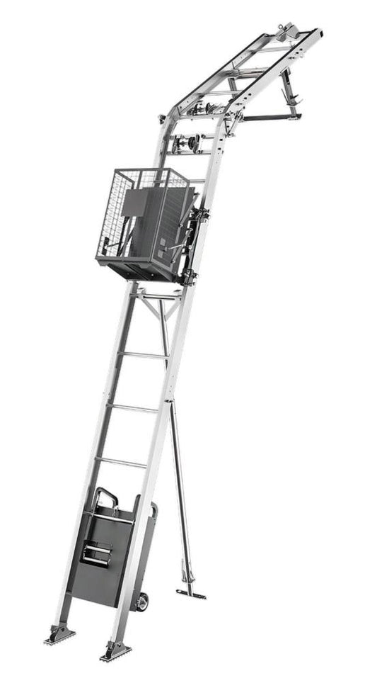 RoofClimber materialelift – Effektiv materialetransport op til 21 meter