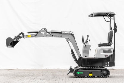 Bobmaster Basic diesel minigraver - 850 kg, inkl. skovlsæt