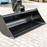Bobmaster Pro diesel minigraver - 890 kg med drejearm, inkl. skovlsæt