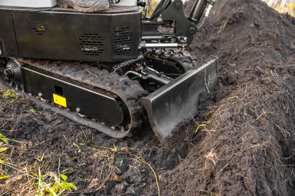 Bobmaster Pro diesel minigraver - 890 kg med drejearm, inkl. skovlsæt