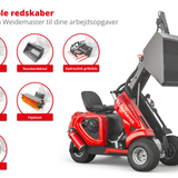 Weidemaster Mini 0.4 minilæsser - 350 kg, benzin