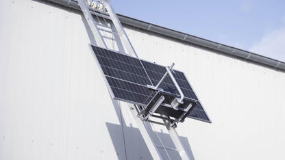 SolarClimber solcellelift – Effektiv transport af solpaneler op til 21 meter