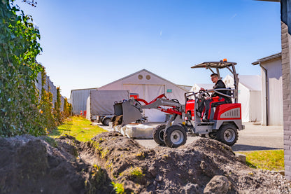 Weidemaster elektrisk minilæsser - løftekapacitet 500 kg, egenvægt 900 kg