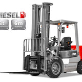 Silverfox D30 dieselgaffeltruck 3000 kg 6000 mm – produktbillede 2
