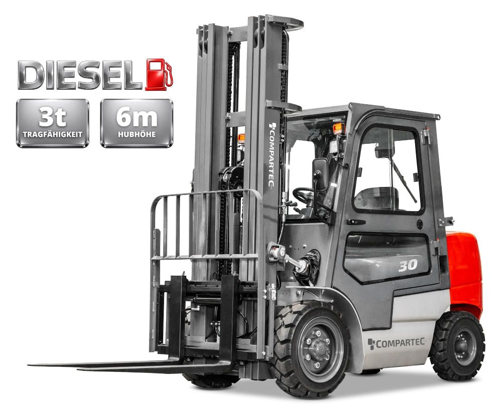 Silverfox D30 dieselgaffeltruck 3000 kg 6000 mm – produktbillede 3