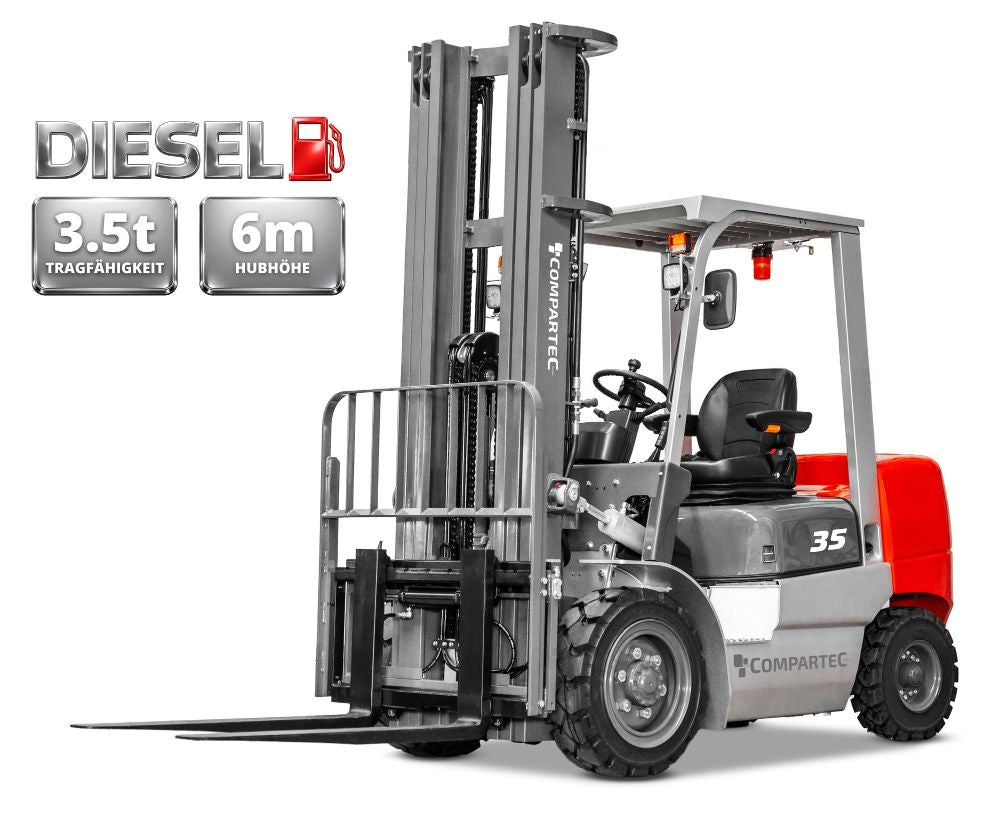 Silverfox D35 dieselgaffeltruck 3500 kg 6000 mm – produktbillede 1
