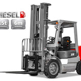 Silverfox D35 dieselgaffeltruck 3500 kg 6000 mm – produktbillede 2