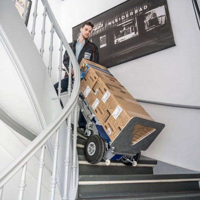 Elektrisk trappesækkevogn - 170 kg bæreevne billede 16