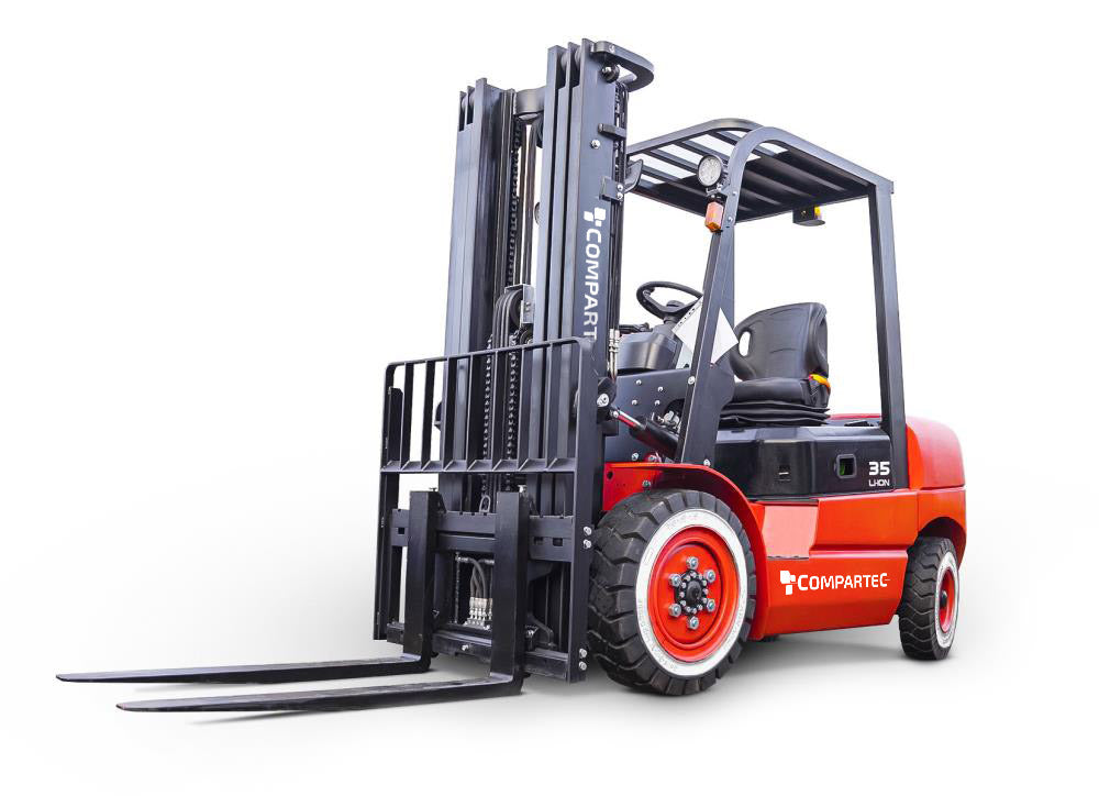 Compartec el-gaffeltruck - 3500 kg, 4800 mm - brugt - billede 1