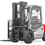 CSX - El gaffeltruck 4-hjulet fuldkabine, kapacitet op til 3800 kg, løftehøjde 4800 mm, Li-ion batteri