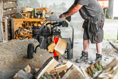 WoodMaster CWM12B – 12 ton benzin brændekløver (vandret)