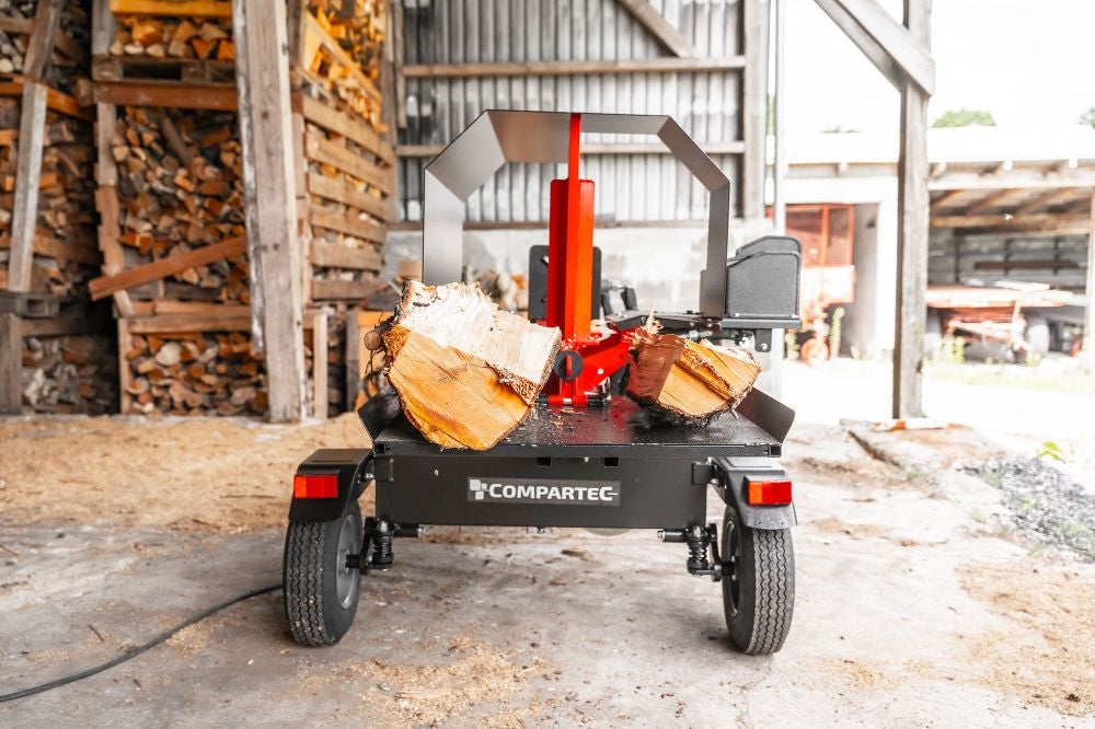 WoodMaster CWM22E – 22 ton elektrisk brændekløver 400 V (vandret)