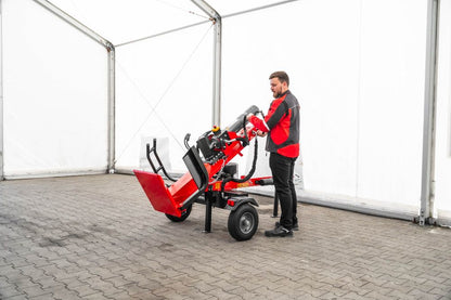 WoodMaster CWM35B – 35 ton benzin brændekløver (lodret)