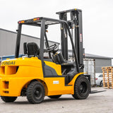 Hyundai 30D-7 diesel-gaffeltruck - 3000 kg, 4000 mm - brugt - billede 3