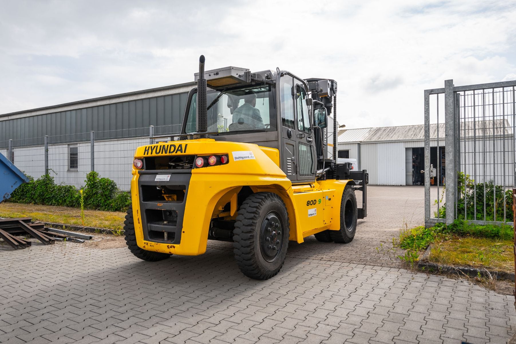 Hyundai 80D-9 diesel-gaffeltruck - 8000 kg, 5070 mm - brugt, billede 4