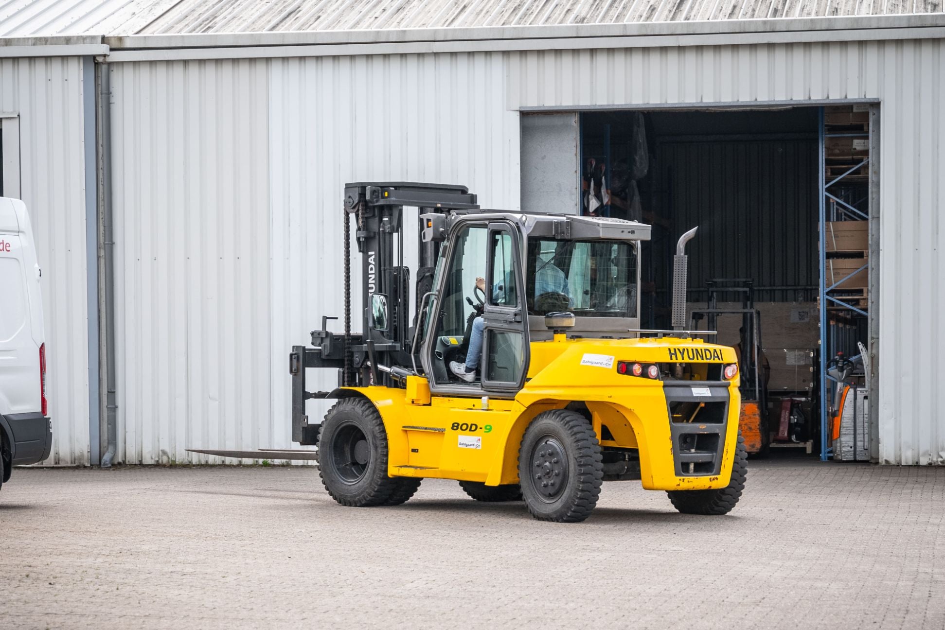 Hyundai 80D-9 diesel-gaffeltruck - 8000 kg, 5070 mm - brugt, billede 5