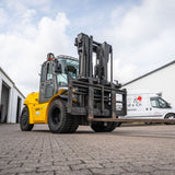 Hyundai 80D-9 diesel-gaffeltruck - 8000 kg, 5070 mm - brugt, billede 1