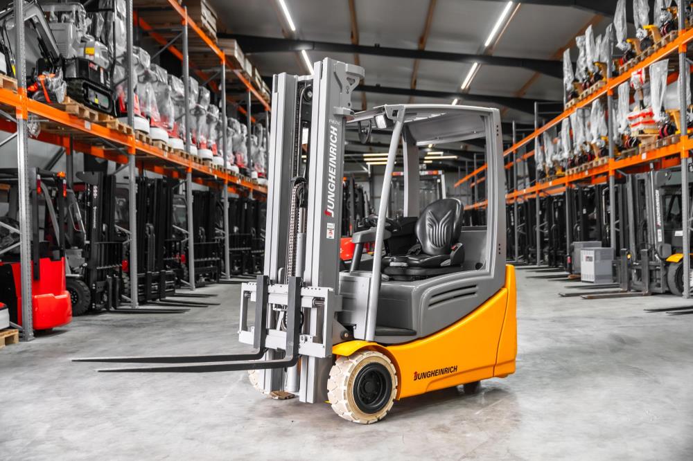 JUNGHEINRICH EFG 218 k el-gaffeltruck - 1800 kg, 5000 mm - brugt - billede 2