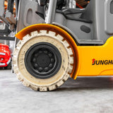 Jungheinrich EFG 320 N el-gaffeltruck - 2000 kg, 4800 mm, årg. 2015 - brugt, billede 2