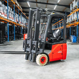 Linde E 12-02 el-gaffeltruck - 1200 kg, 2945 mm - brugt, billede 2