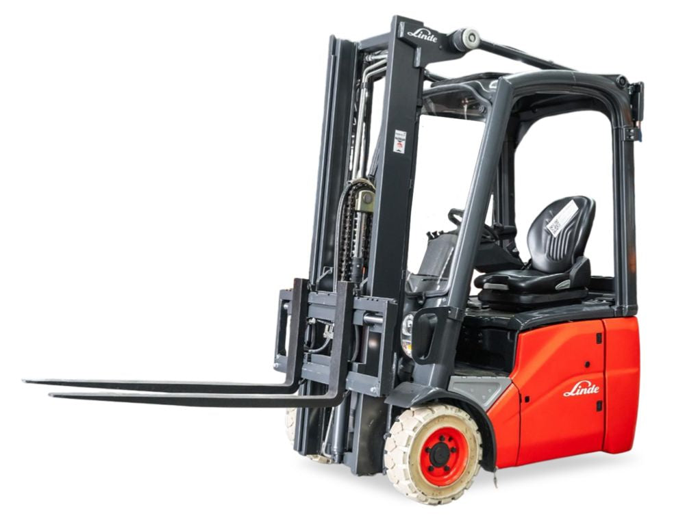 Linde E 14-02 el-gaffeltruck - 1400 kg, 4100 mm - brugt, billede 1