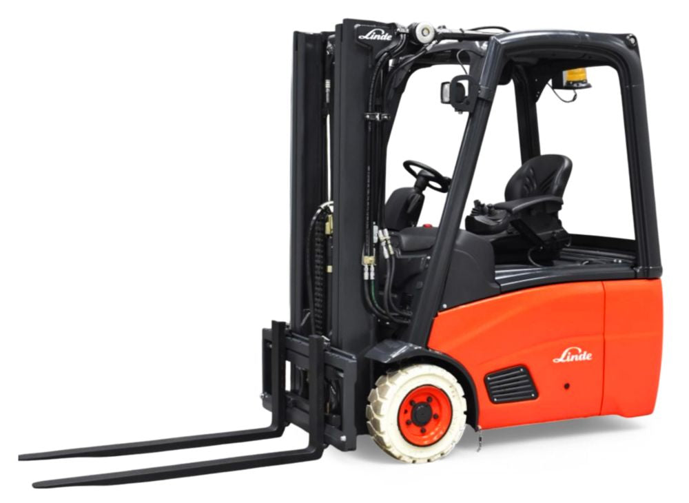 Linde E 14-02 el-gaffeltruck - 1400 kg, 4105 mm - brugt, billede 1