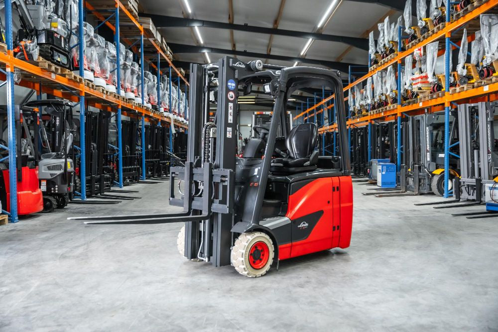 Linde E 16 H-02 el-gaffeltruck - 1600 kg, 4620 mm - brugt, billede 2