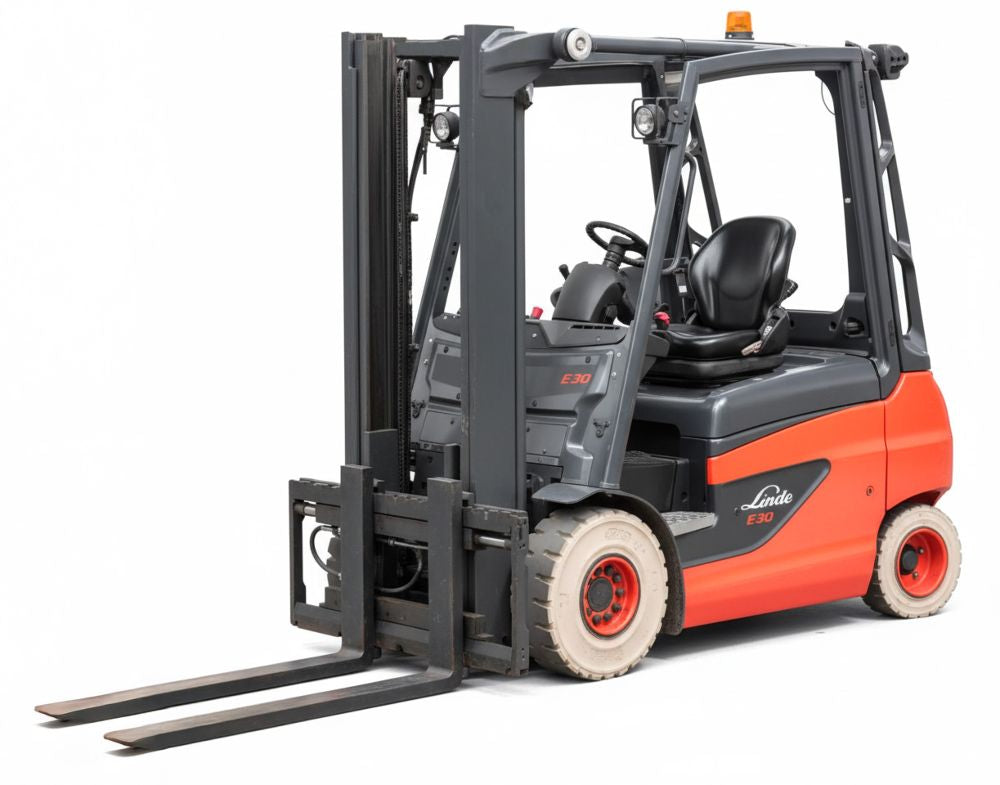 Linde E 25-01 el-gaffeltruck - 2500 kg, 4915 mm - brugt, billede 1