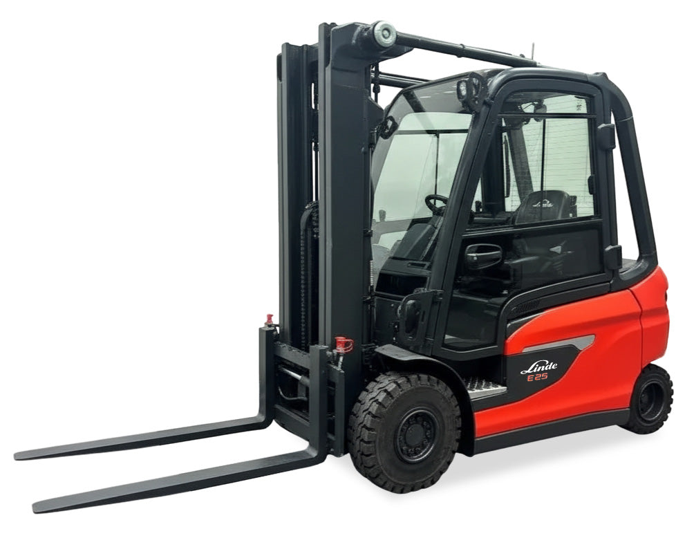 Linde E 25 H /600-01 el-gaffeltruck - 2500 kg, 6430 mm - brugt, billede 1