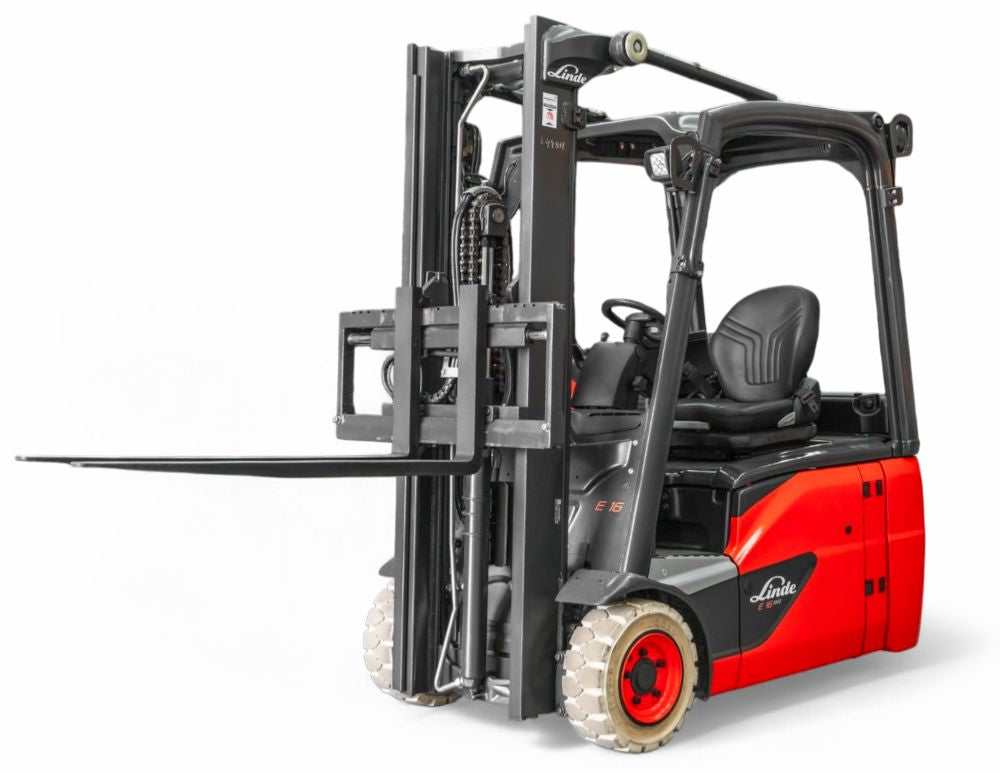 Linde E 16-02 el-gaffeltruck - 1600 kg, 3140 mm - brugt - billede 1