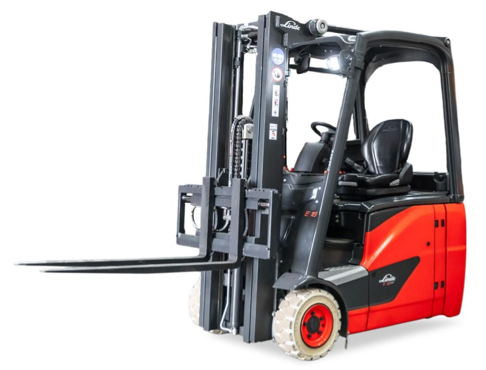 Linde E 16 H-02 el-gaffeltruck - 1600 kg, 4620 mm - brugt - billede 1