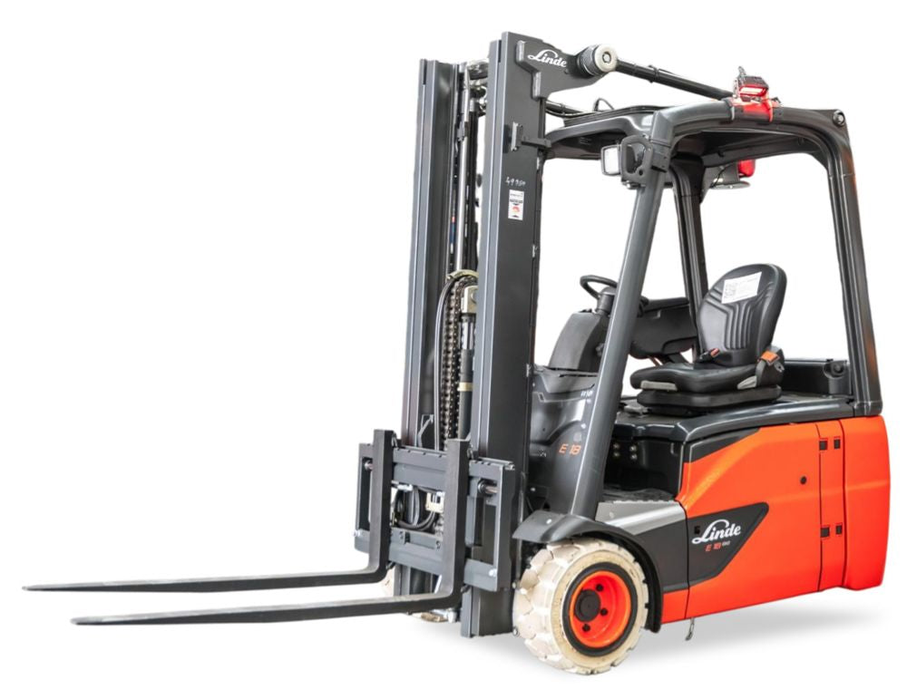 LINDE E 18 el-gaffeltruck - 1800 kg, 4625 mm - brugt - billede 1