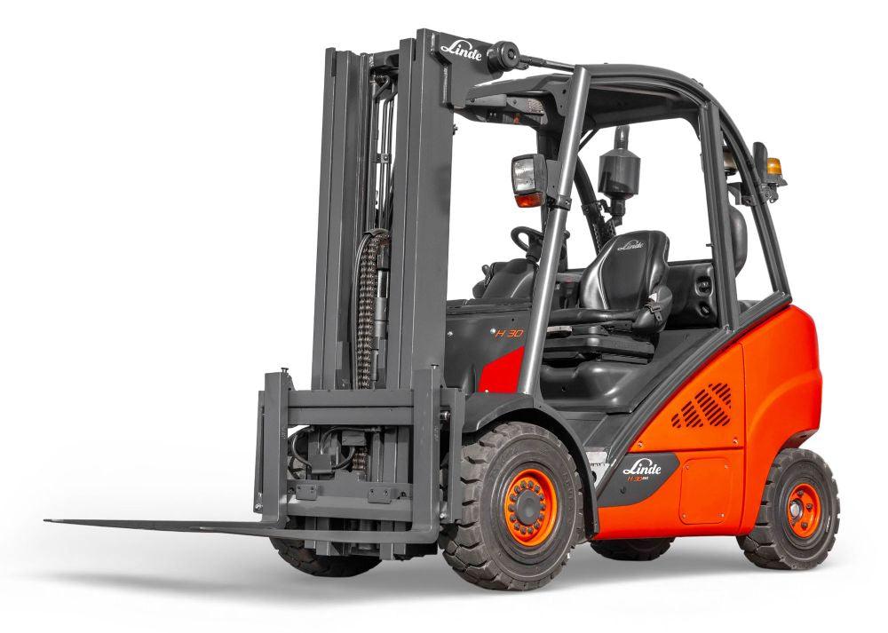 LINDE H 30 D - 02 diesel-gaffeltruck - 3000 kg, 4650 mm - brugt - billede 1