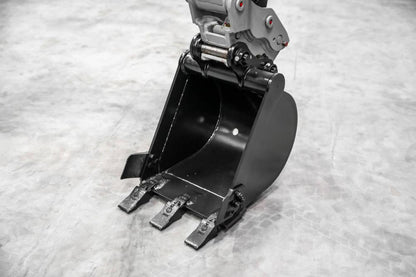 Bobmaster Ultimate diesel minigraver - 2680 kg med drejearm og joystick, inkl. skovlsæt